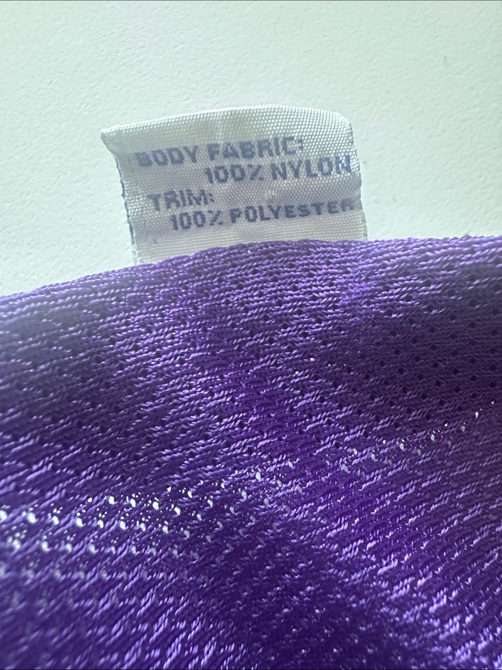 Z—Champion Purple Mesh Basketball Jersey with Red Accent - Picture 4 of 16
